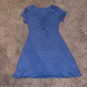 Denim blue swing dress